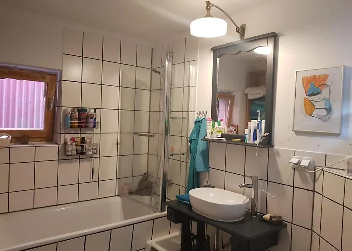 Apartamento Aeltestes Haus In Quentel - 2 Mit Dachterrasse Lichtenau